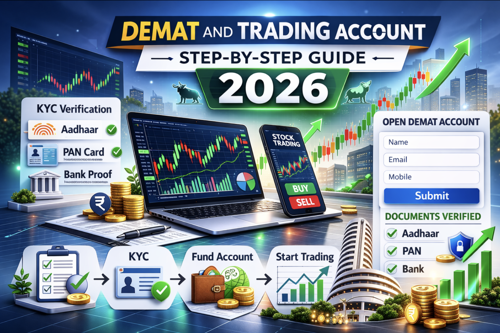 Demat and Trading Account: Step-by-Step Guide 2026